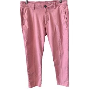 Tommy Bahama Performance Golf Pink Pants Mens Size 33 Quick Dry Outdoor